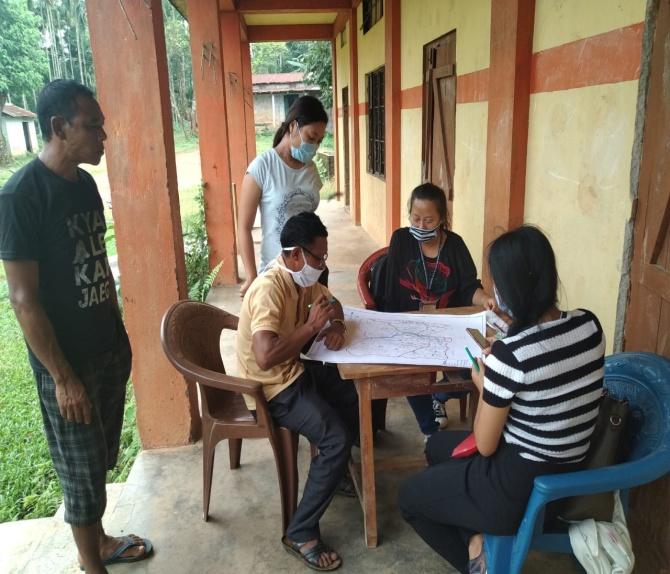 F:\Village Report Ajita\Rebugre\PRA and CNRMP at Rebugre Village on the 10th July 2020\PRA and CNRM Plan conducted at Rebugre village under Dadenggre Block, WGH district on the 10th July 2020. On the sam by AM-EM, PA-GIS and FE.jpeg